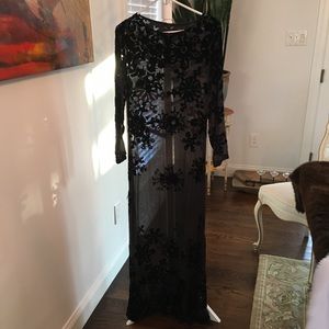 Vintage Sheer Silk Velvet Snowflake Dress it is no in the 20% sale